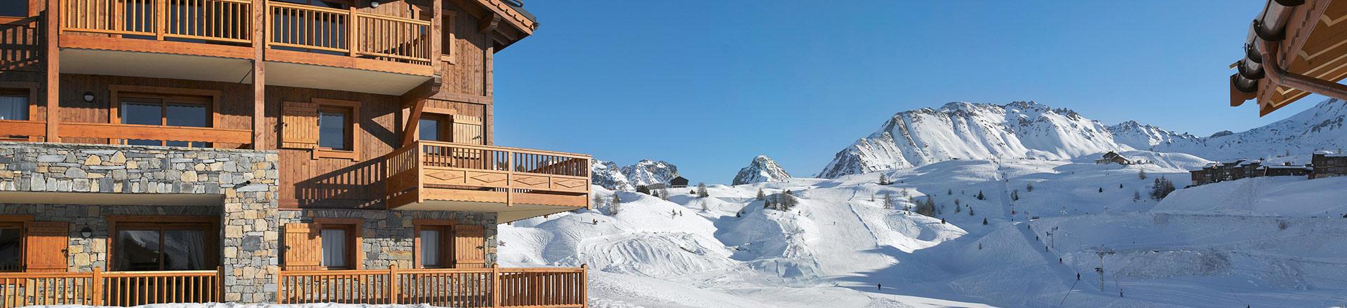 Wynajem na narty Les Granges du Soleil - La Plagne - Zima na zewnątrz