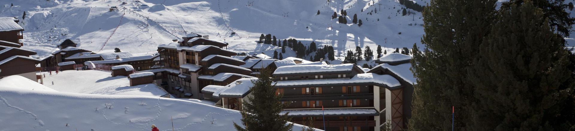 Ski verhuur Résidence Centaure - La Plagne - Buiten winter