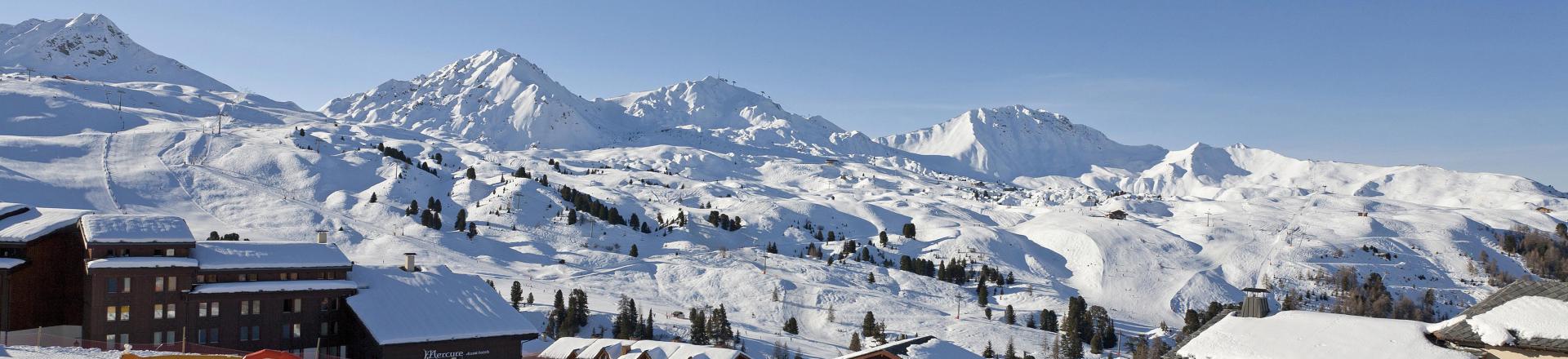 Аренда на лыжном курорте Résidence Centaure - La Plagne - зимой под открытым небом