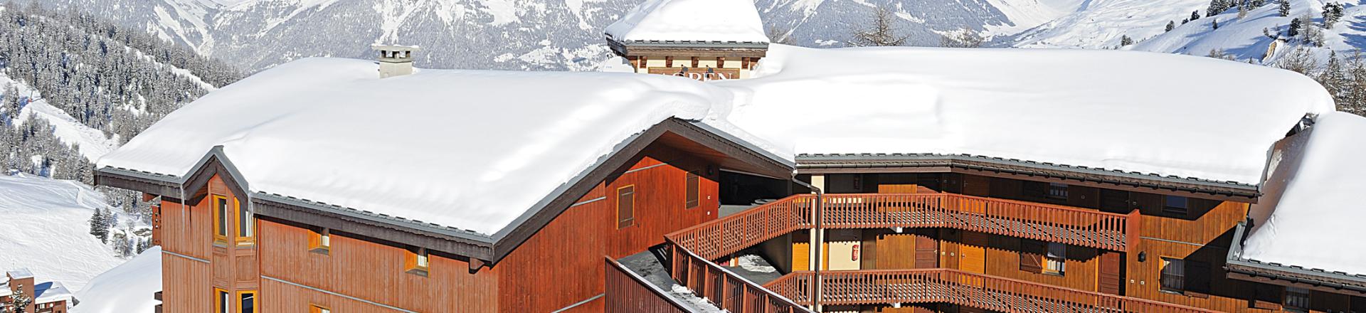 Location au ski Résidence Lagrange Aspen - La Plagne - Extérieur hiver