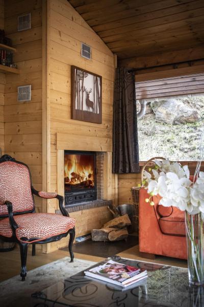 Skiverleih 4 Zimmer Chalet für 7 Personen - Chalet Boudu  - La Plagne - Wohnzimmer