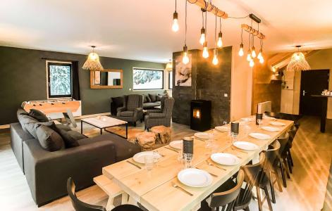 Rent in ski resort Chalet Natural Lodge - La Plagne - Dining area