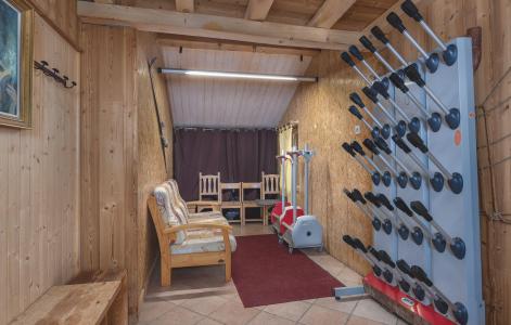 Skiverleih Chalet Sporting Lodge - La Plagne - Skiaufbewahrungsfach