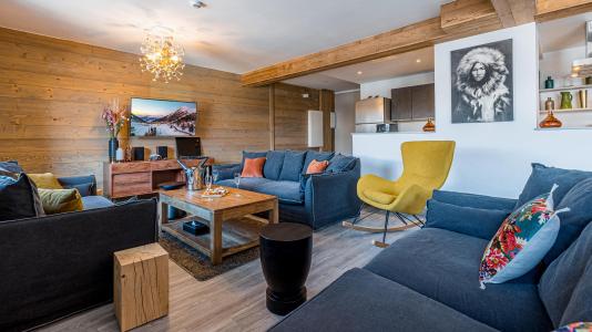 Rent in ski resort Chalet Violette - La Plagne - Living room