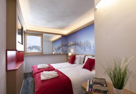 Аренда на лыжном курорте Спальня 2 чел. - Hôtel Club MMV Plagne 2000 - La Plagne - Односпальные кровати