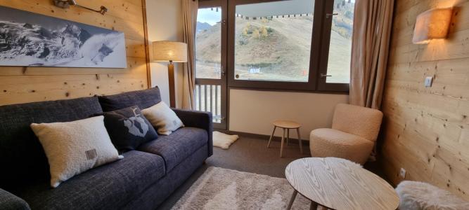 Rent in ski resort Studio cabin 4 people (A2L36) - La Résidence Aime 2000 Chamois - La Plagne - Living room