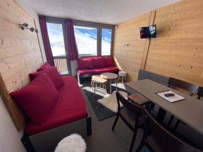 Ski verhuur Studio cabine 4 personen (A2L36) - La Résidence Aime 2000 Chamois - La Plagne - Woonkamer