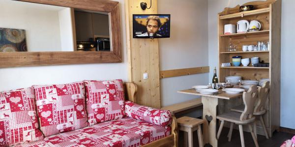Rent in ski resort 2 room apartment 5 people (209) - La Résidence Andromède - La Plagne - Living room