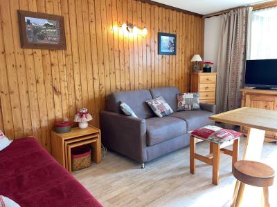 Ski verhuur Studio 4 personen (108) - La Résidence Aollets - La Plagne - Woonkamer