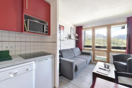 Rent in ski resort Studio cabin 4 people (205) - La Résidence Callisto - La Plagne - Kitchen