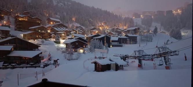 Skiverleih 4 Zimmer Maisonettewohnung für 6 Personen (28) - La Résidence l'Avenir 1800 - La Plagne - Draußen im Winter