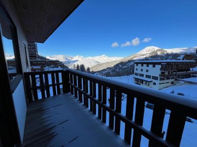 Vacances en montagne Studio divisible 4 personnes (31) - La Résidence le Cerro Torre - La Plagne - Extérieur hiver