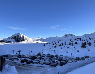 Location au ski Studio 4 personnes (35) - La Résidence le Squaw Valley - La Plagne - Extérieur hiver