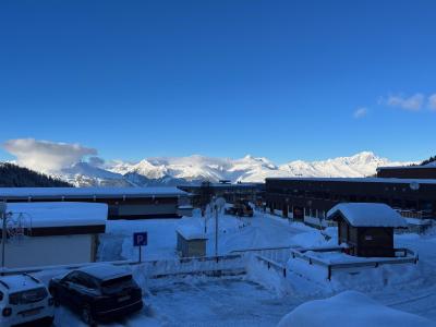 Location au ski Studio 4 personnes (11) - La Résidence le Vercors - La Plagne - Extérieur hiver