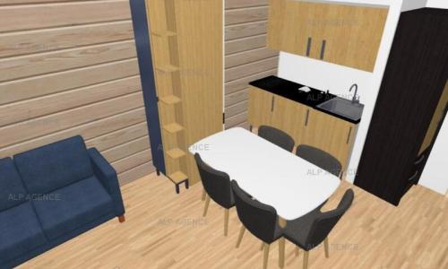 Location au ski Appartement 1 pièces 5 personnes (26m²-3) - La Résidence les Aollets - MH - La Plagne - Intérieur