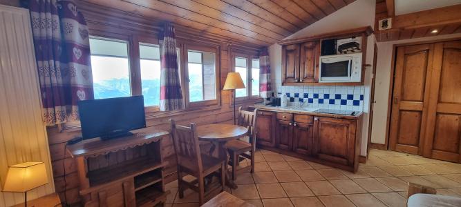 Skiverleih Studio für 2 Personen (B62) - La Résidence les Hauts Bois - La Plagne - Wohnzimmer