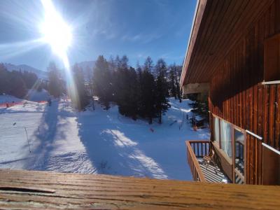 Location au ski Studio coin montagne 4 personnes (96) - La Résidence les Soldanelles - La Plagne - Balcon