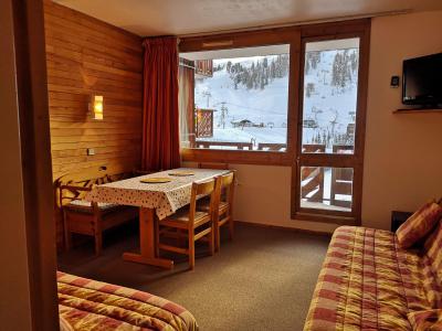 Ski verhuur Appartement 2 kamers 5 personen (25) - La Résidence St Jacques B - La Plagne - Woonkamer