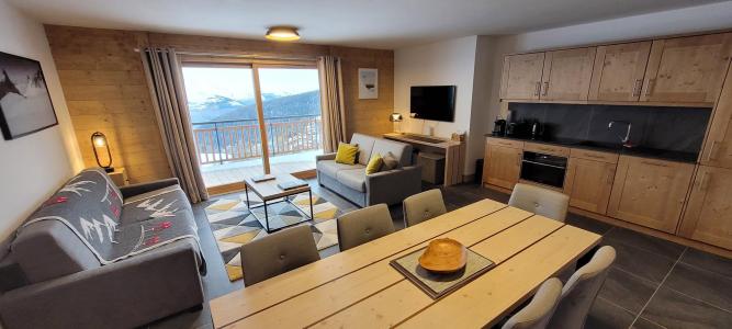 Skiverleih 4-Zimmer-Appartment für 6 Personen (16C) - Le Manaka - La Plagne - Wohnzimmer