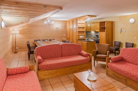 Skiverleih 7 Zimmer Appartement für 12-14 Personen - Les Balcons de Belle Plagne - La Plagne - Wohnzimmer