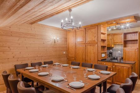 Location au ski Appartement 7 pièces 12-14 personnes - Les Balcons de Belle Plagne - La Plagne - Salle à manger