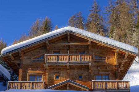 Vacances en montagne Les Chalets de Crête Côte Village - La Plagne - Extérieur hiver