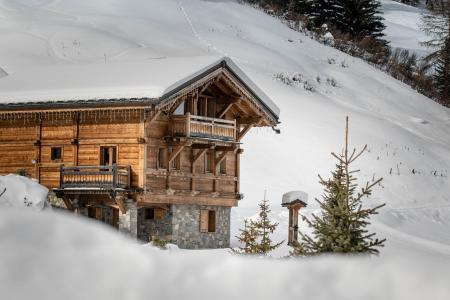 Skiverleih 6 Zimmer Chalet für 11 Personen (Mont-Blanc) - Les Chalets Du Cocoon - La Plagne - Draußen im Winter