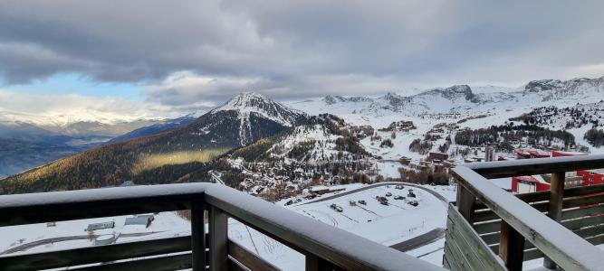 Ski verhuur Studio bergnis 4 personen (A2K119) - Résidence Aime 2000 - Flèche - La Plagne - Balkon