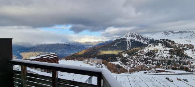 Ski verhuur Studio bergnis 4 personen (A2K119) - Résidence Aime 2000 - Flèche - La Plagne - Balkon