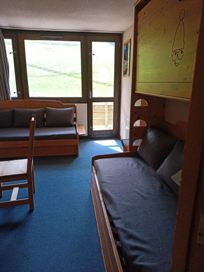 Ski verhuur Studio cabine 4 personen (E19) - Résidence Aime 2000 - l'Étoile - La Plagne - Woonkamer