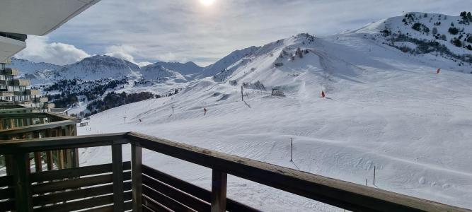 Rent in ski resort Studio 4 people (L42) - Résidence Aime 2000 Paquebot des Neiges - La Plagne - Winter outside