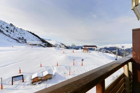 Location au ski Studio cabine 4 personnes (M52) - Résidence Aime 2000 Paquebot des Neiges - La Plagne - Extérieur hiver