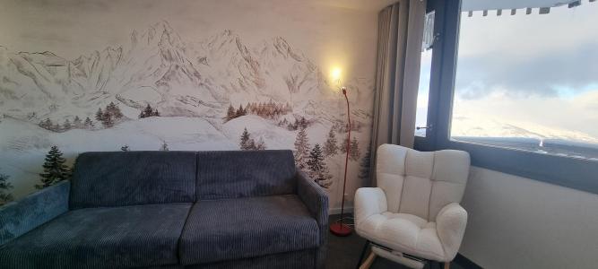 Skiverleih Studio Kabine für 4 Personen (A2M143) - Résidence Aime 2000 Paquebot des Neiges - La Plagne - Wohnzimmer