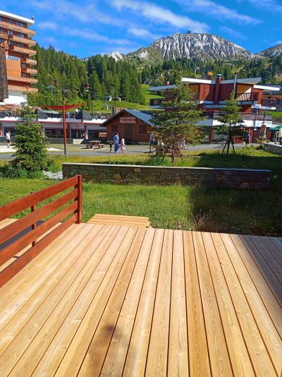 Location au ski Studio 4 personnes (116) - Résidence du Pelvoux - La Plagne - Terrasse