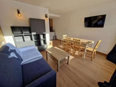 Rent in ski resort Studio 5 people (116) - Résidence du Pelvoux - La Plagne - Living room