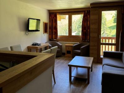 Skiverleih 2-Zimmer-Holzhütte für 6 Personen (514) - Résidence le Centaure - La Plagne - Wohnzimmer