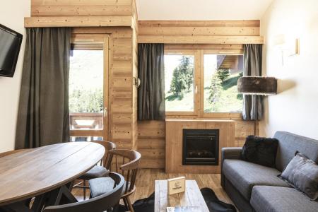 Skiverleih Résidence le Centaure - La Plagne - Wohnzimmer