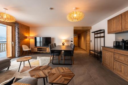 Rent in ski resort 4 room apartment 8 people (C06) - Résidence le Manaka - La Plagne - Living room