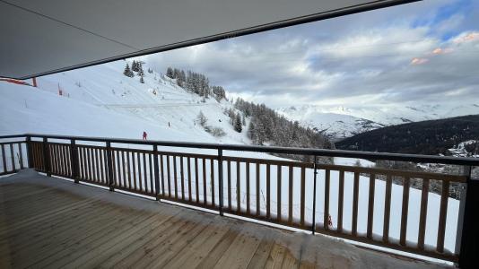 Soggiorno sugli sci Appartamento 4 stanze per 6 persone (C15) - Résidence le Manaka - La Plagne - Balcone