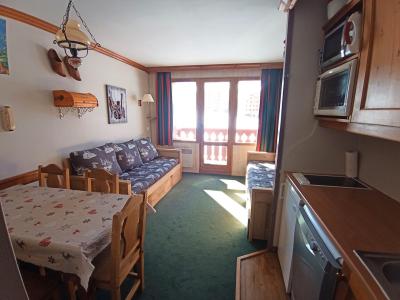 Ski verhuur Appartement 2 kamers 5 personen (508) - Résidence le Mont Soleil B - La Plagne - Woonkamer