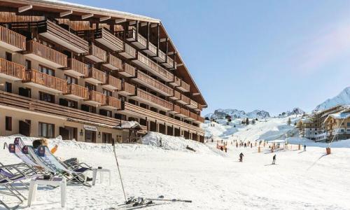 Аренда на лыжном курорте Résidence le Mont Soleil - MH - La Plagne - зимой под открытым небом