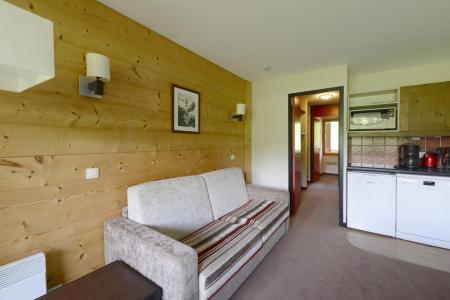 Ski verhuur Appartement 2 kamers 4 personen (107) - Résidence le Quartz - La Plagne - Woonkamer