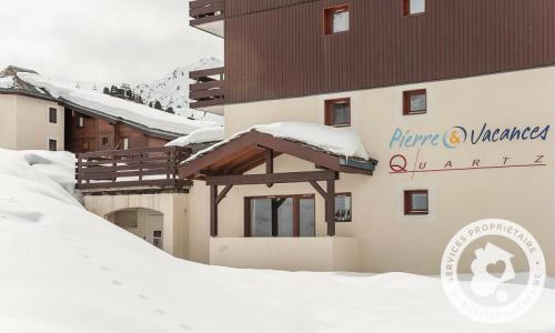 Skiverleih Résidence le Quartz - MH - La Plagne - Draußen im Winter