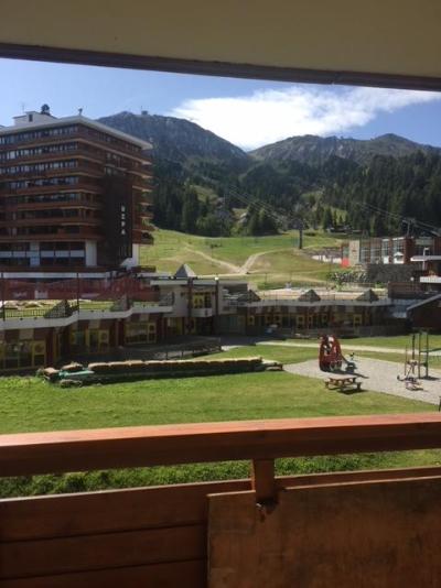 Location au ski Studio 4 personnes (208) - Résidence le Vercors - La Plagne - Terrasse