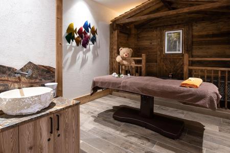 Location au ski Résidence le White Pearl Lodge et Spa - La Plagne - Massage