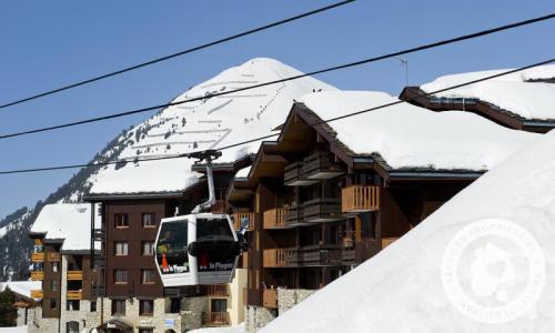 Skiverleih Résidence les Chalets des Arolles - MH - La Plagne - Draußen im Winter