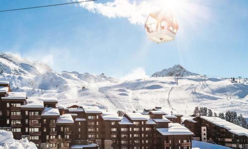 Skiverleih Résidence les Chalets des Arolles - MH - La Plagne - Draußen im Winter