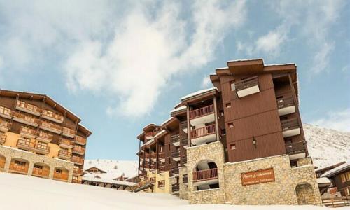 Skiverleih Résidence les Gémeaux -MH - La Plagne - Draußen im Winter