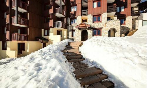 Skiverleih Résidence les Gémeaux -MH - La Plagne - Draußen im Winter