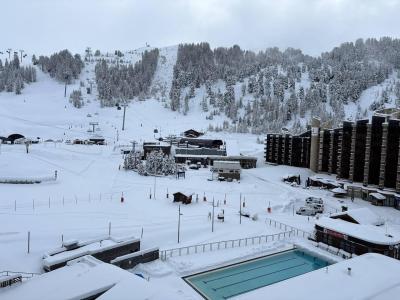 Ski verhuur Studio cabine 5 personen (505) - Résidence les Glaciers - La Plagne - Balkon